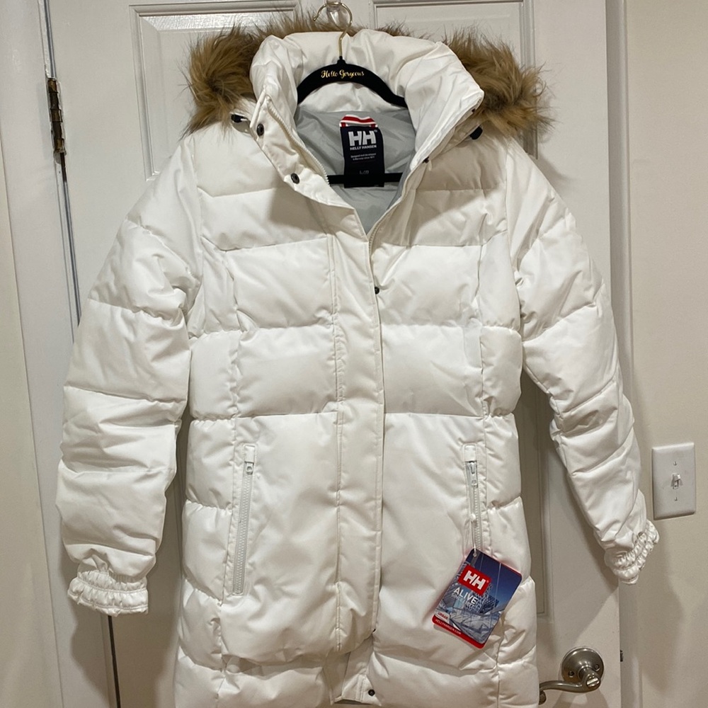 Helly Hanson w/Blume puffy parka. Large